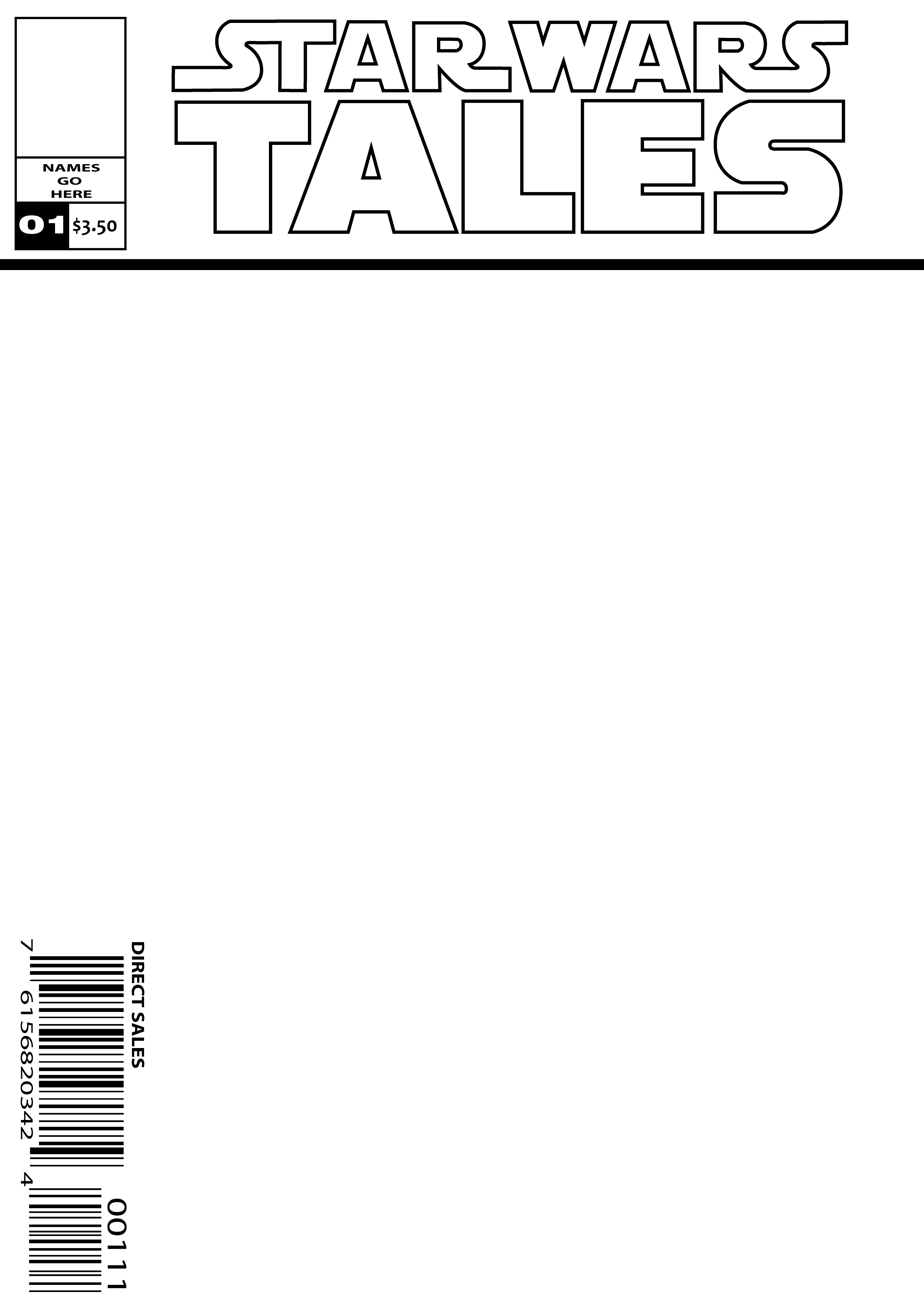 Star Wars Tales Cover Template