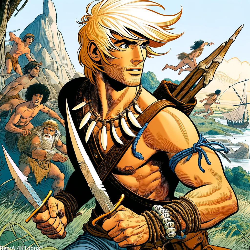 Rao Rahan Rahan, the Dawn Warrior - 'The Childhood of Rahan' by RecrAI4KToons on ...