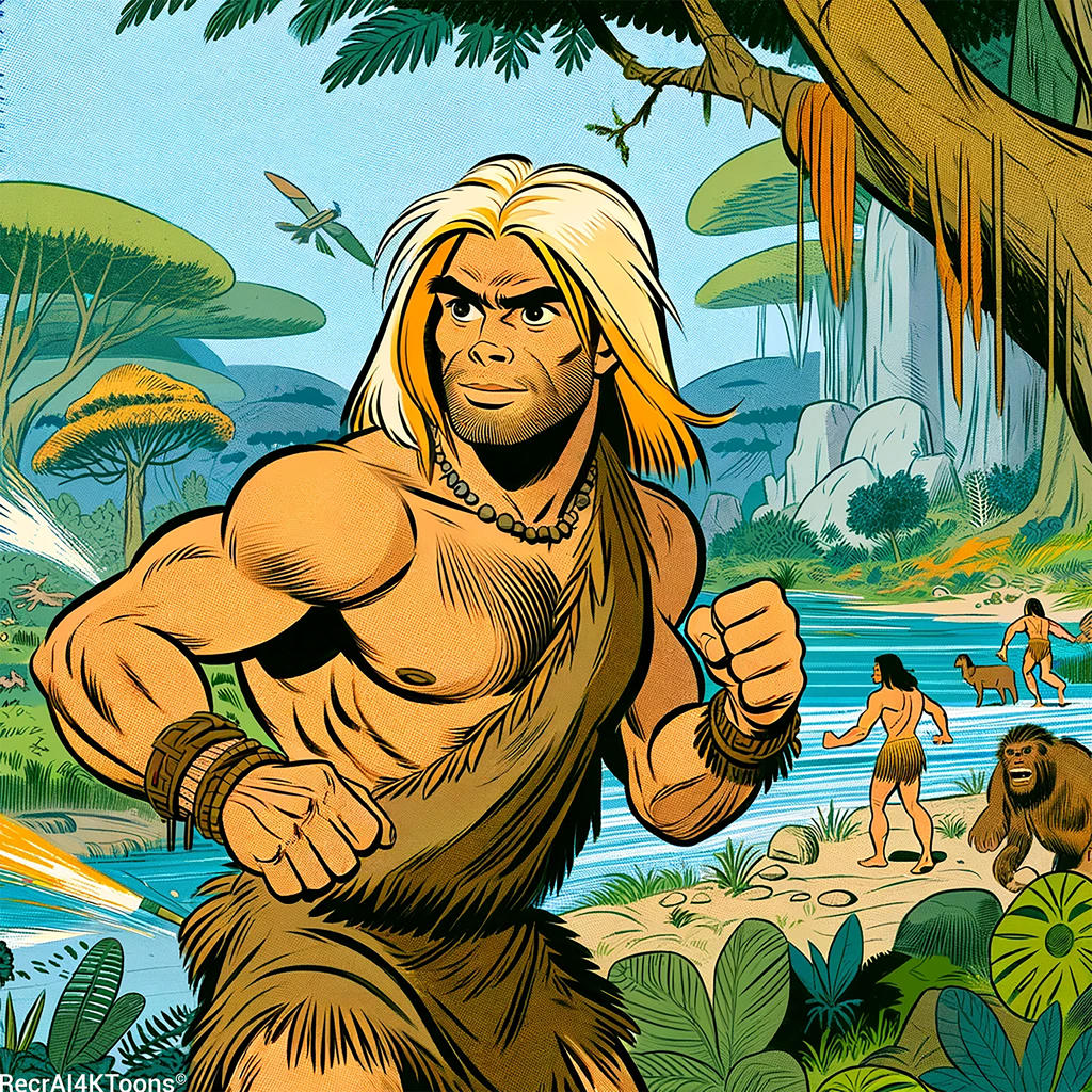 Rao Rahan Courage of the First Men -'The Childhood of Rahan' by RecrAI4KToons on ...