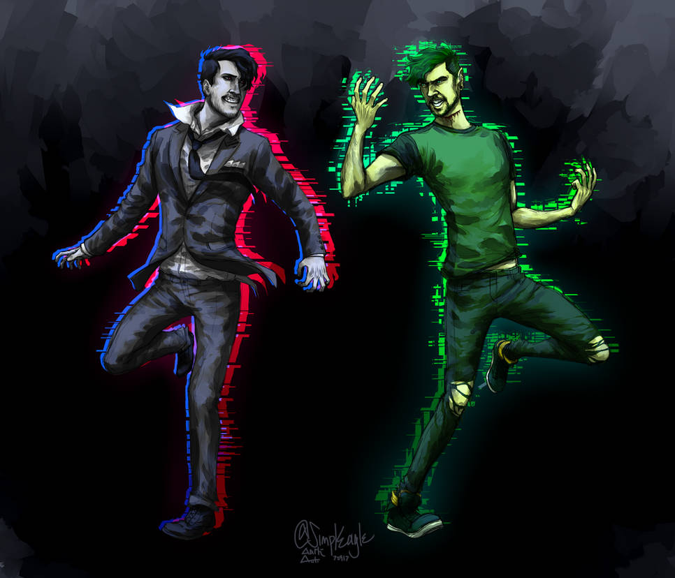 Darkiplier vs. Antisepticeye | Video 1 ed. by SimplEagle