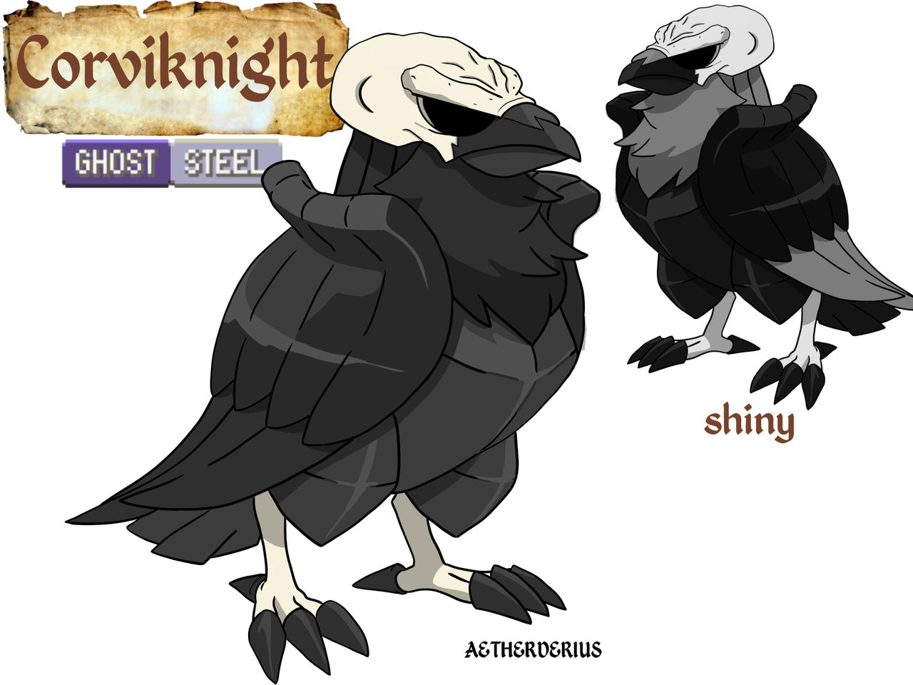 Corvernight Regional Corviknight by AetherderiusArt on DeviantArt
