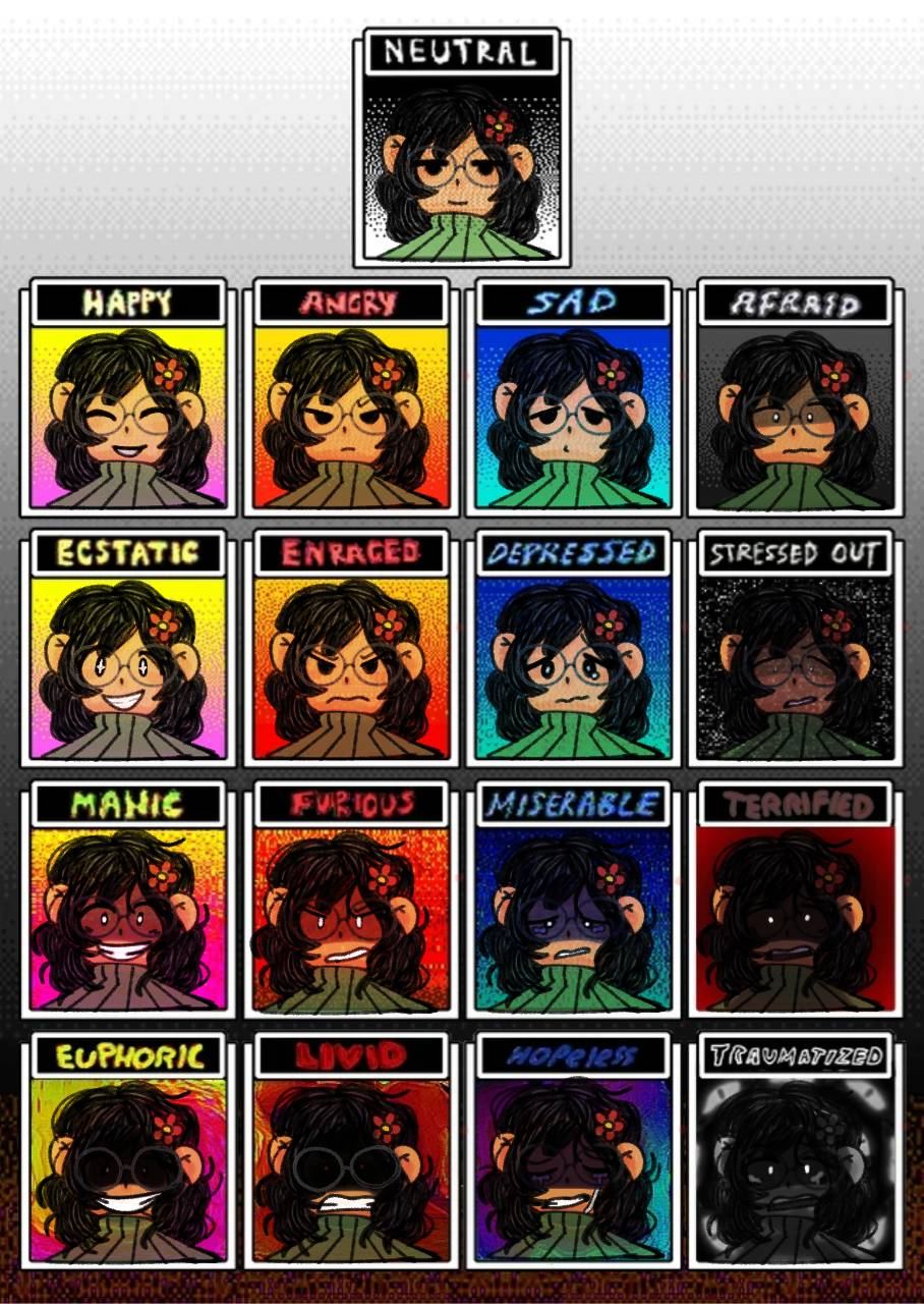OMORI sprites that i made by PainfulYellow on DeviantArt