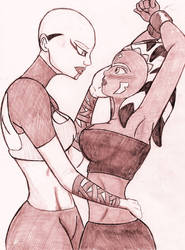 Ashoka and Ventress captive