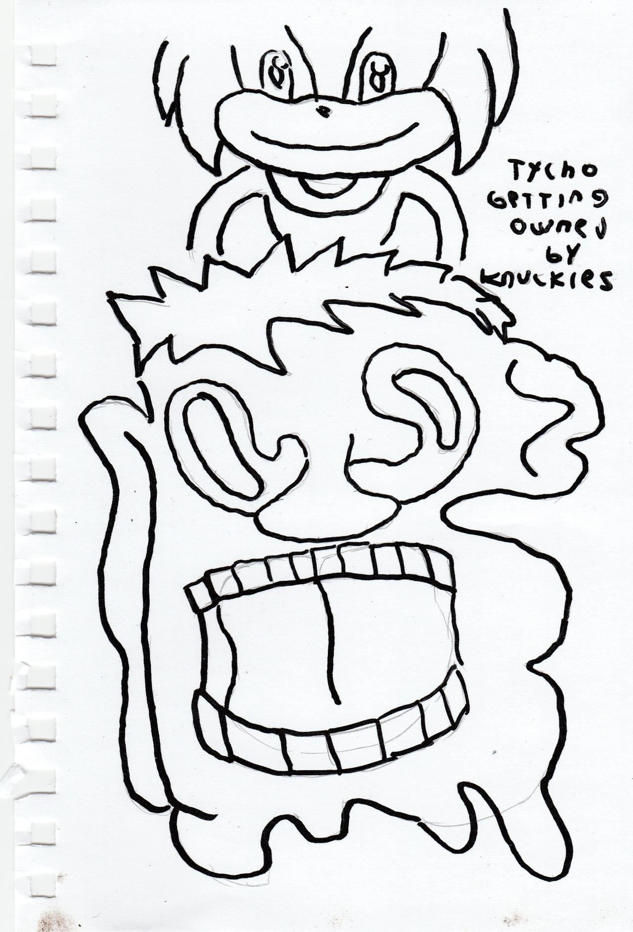 knuckles own tycho from penny arcade from the butt by oispidercooksupmy ...