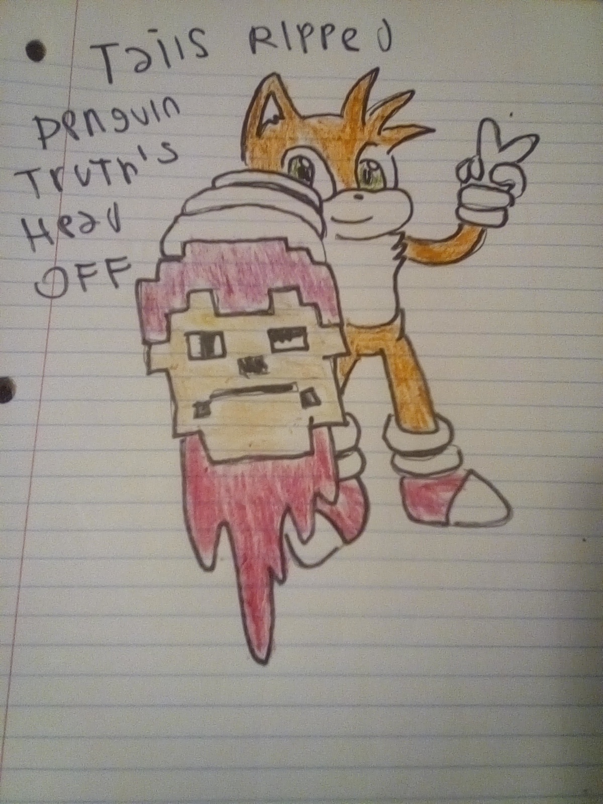 Tails Ripped tails ripped penguintruth head off by oispidercooksupmy on DeviantArt