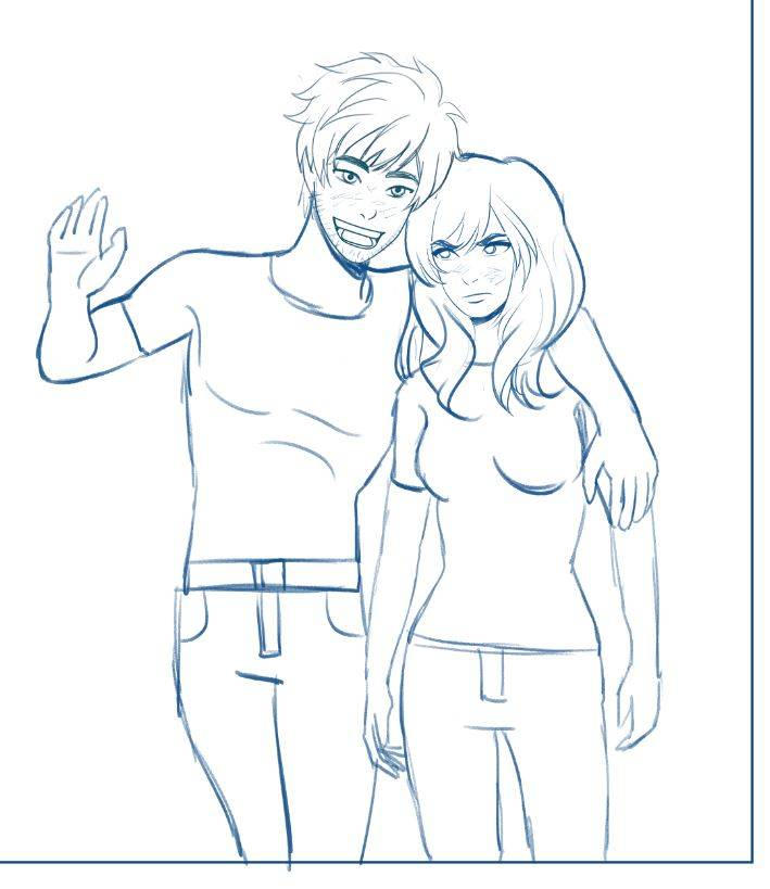 Brother And Sister Sketch By Max2nd On DeviantArt brother-and-sister-sketch-by-max2nd-on-deviantart