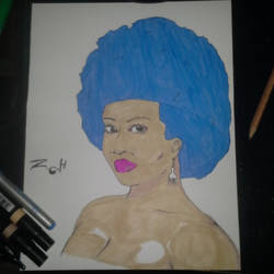 afro woman