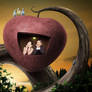 Couple in the Apple