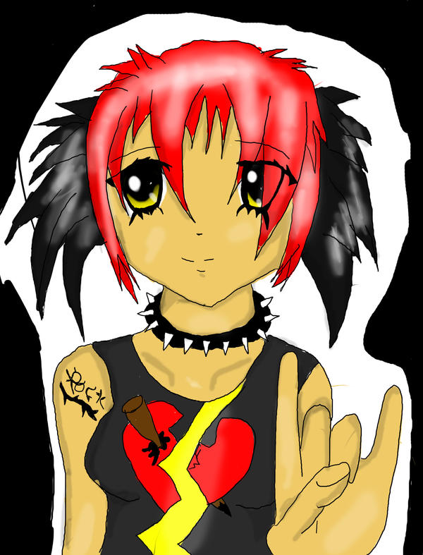 Deviantart Rocker Girl Rocker Girl by PsychologicalZombie on DeviantArt