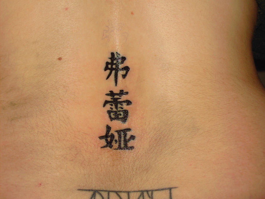 small kanji tattoo