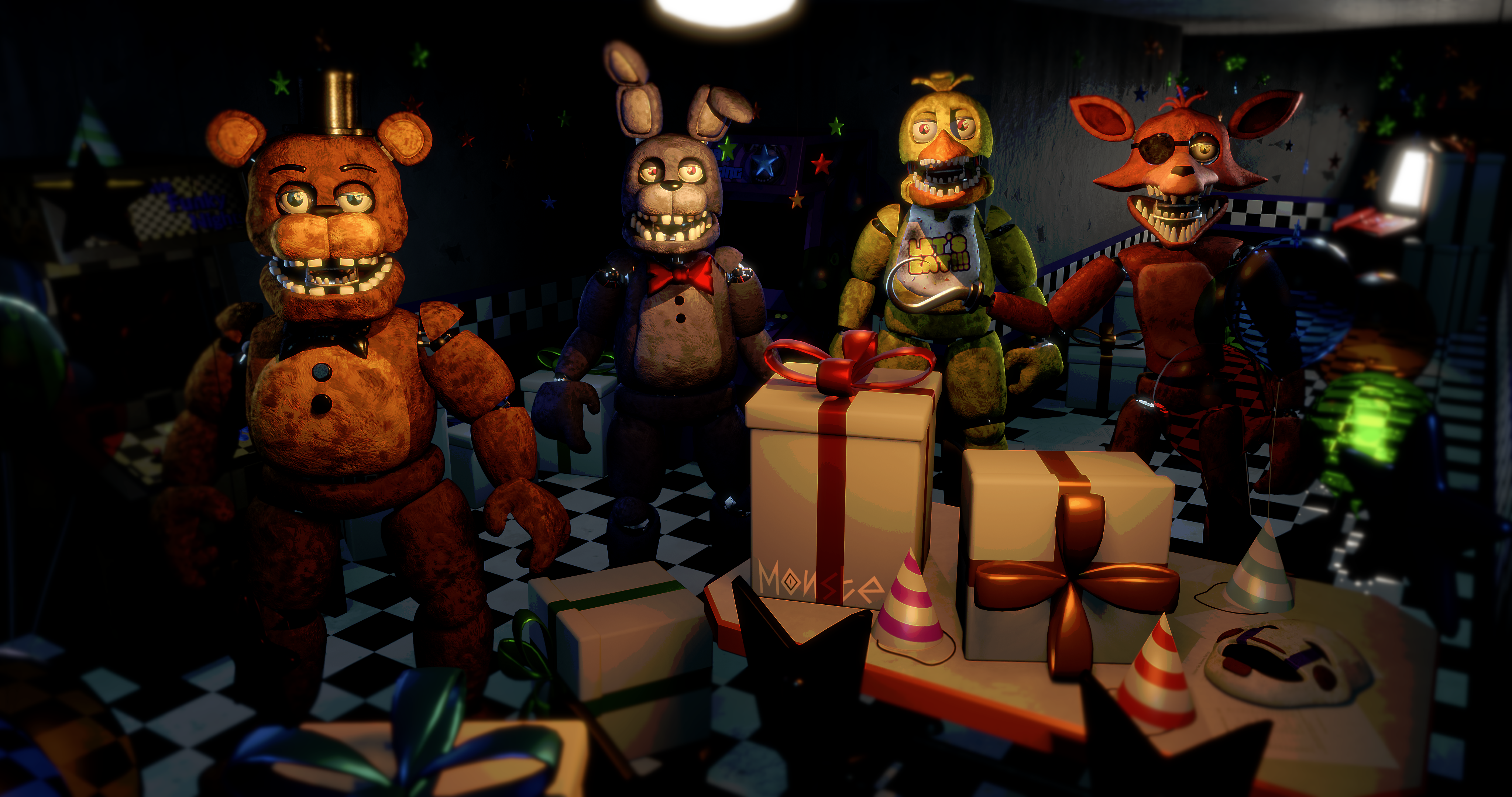 FNaF 1 Map Release (Blender 2.8+) by Monste-Official on DeviantArt