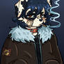 Street Smoke | Edgy Anthro Dog OC