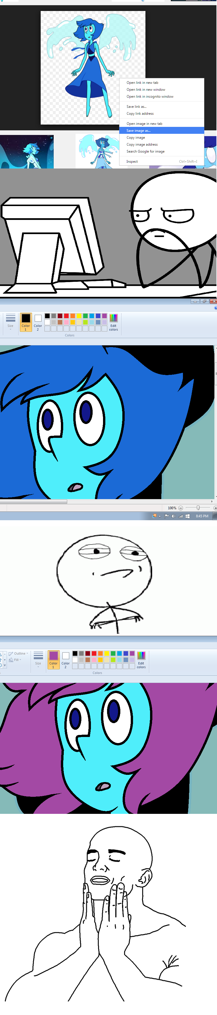 Ms Paint Rage ms paint meme by FROSKII on DeviantArt