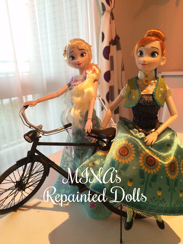 Elsa and top anna bikes