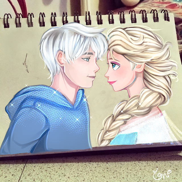 Jack Frost and Elsa