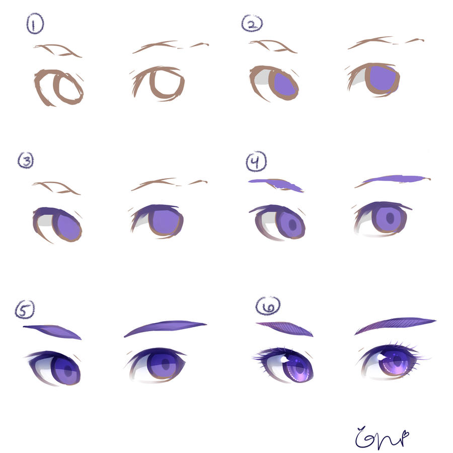 Silly Eye Tutorial Eye Tutorial by PockySticky on DeviantArt