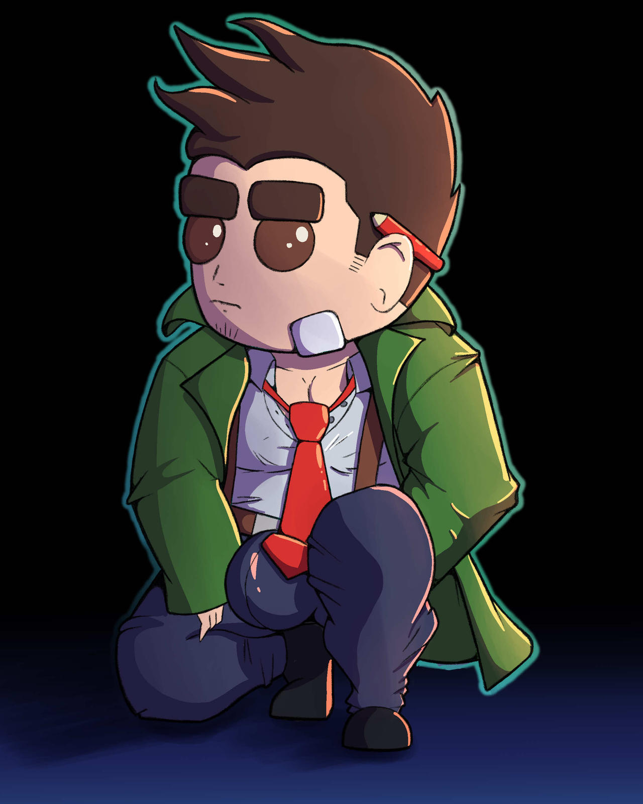 Chibi Attorney Bara/Chibi Gumshoe - Ace Attorney by Boiscull on DeviantArt