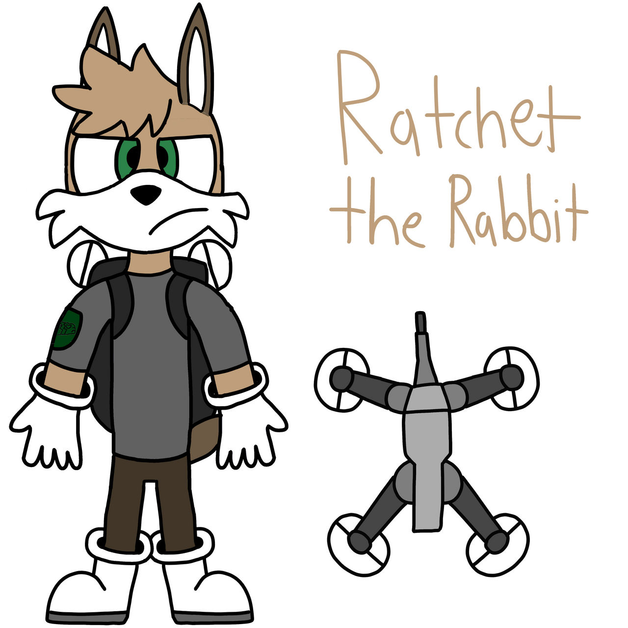 Sonic Oc Rabbit Sonic OC - Ratchet the Rabbit by Sketchball204 on DeviantArt