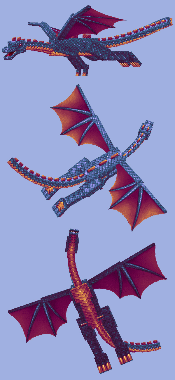 Minecraft Enderdragon skin by Wayuki on DeviantArt