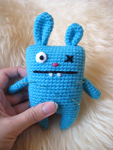 Ugly bunny pincushion