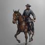 Confederate mounted officer