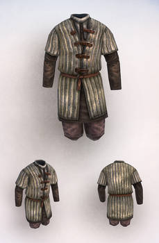 vikingr, white (used) gambeson