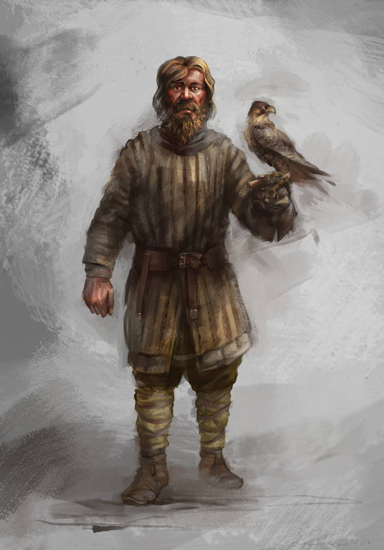 Moravian falconer by Skvor
