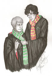 -:.Christmas.:- Sherlock+HP