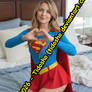 Supergirl Loves All! Melissa in Helen's Suit!