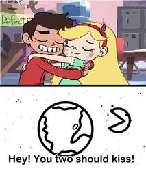 The Moon wants Star and Marco to Kiss