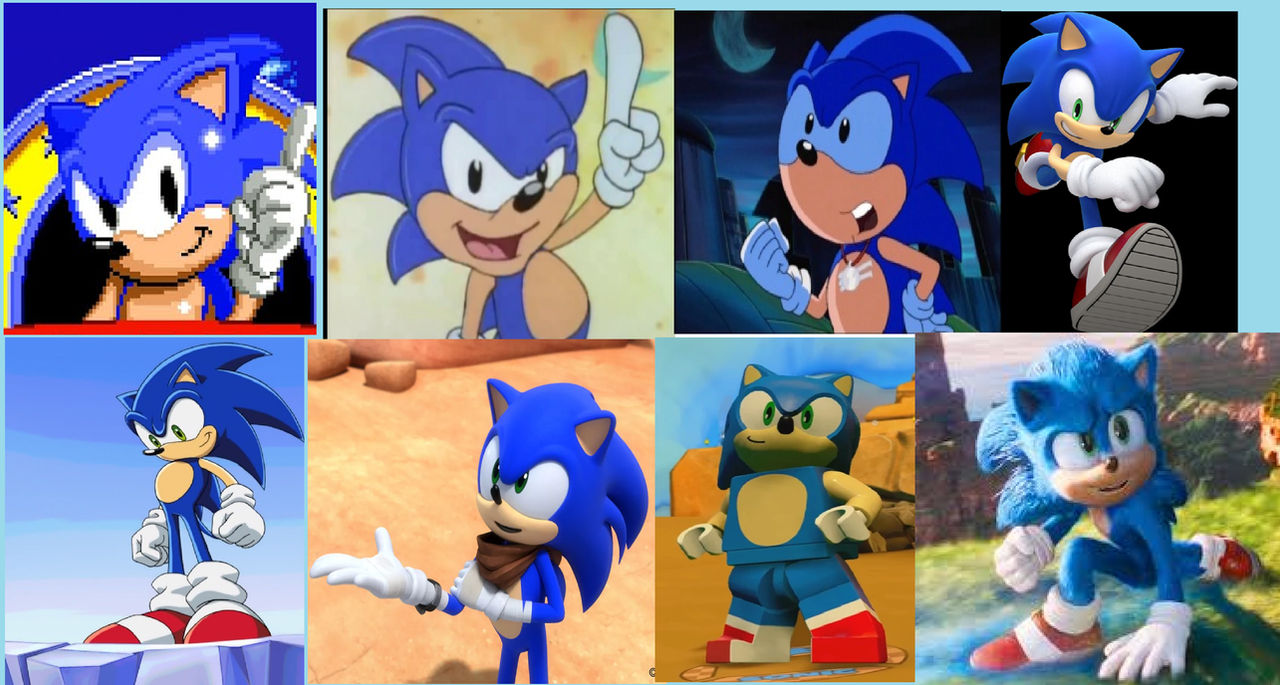 Sonic Rings Evolution Evolution of Sonic the Hedgehog by schumacher7 on DeviantArt
