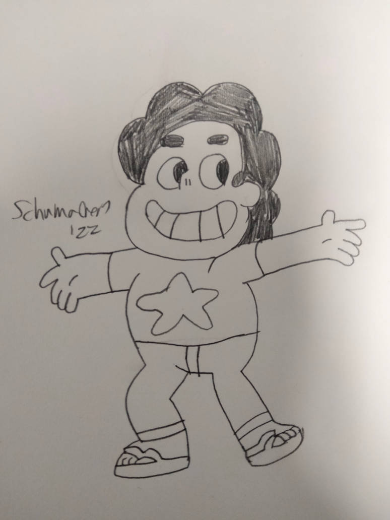 Simple Line Drawing Steven Classic Steven Sketch by schumacher7 on DeviantArt