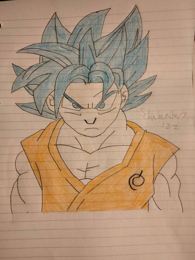 Super saiyan blue, Goku super saiyan blue, Goku drawing