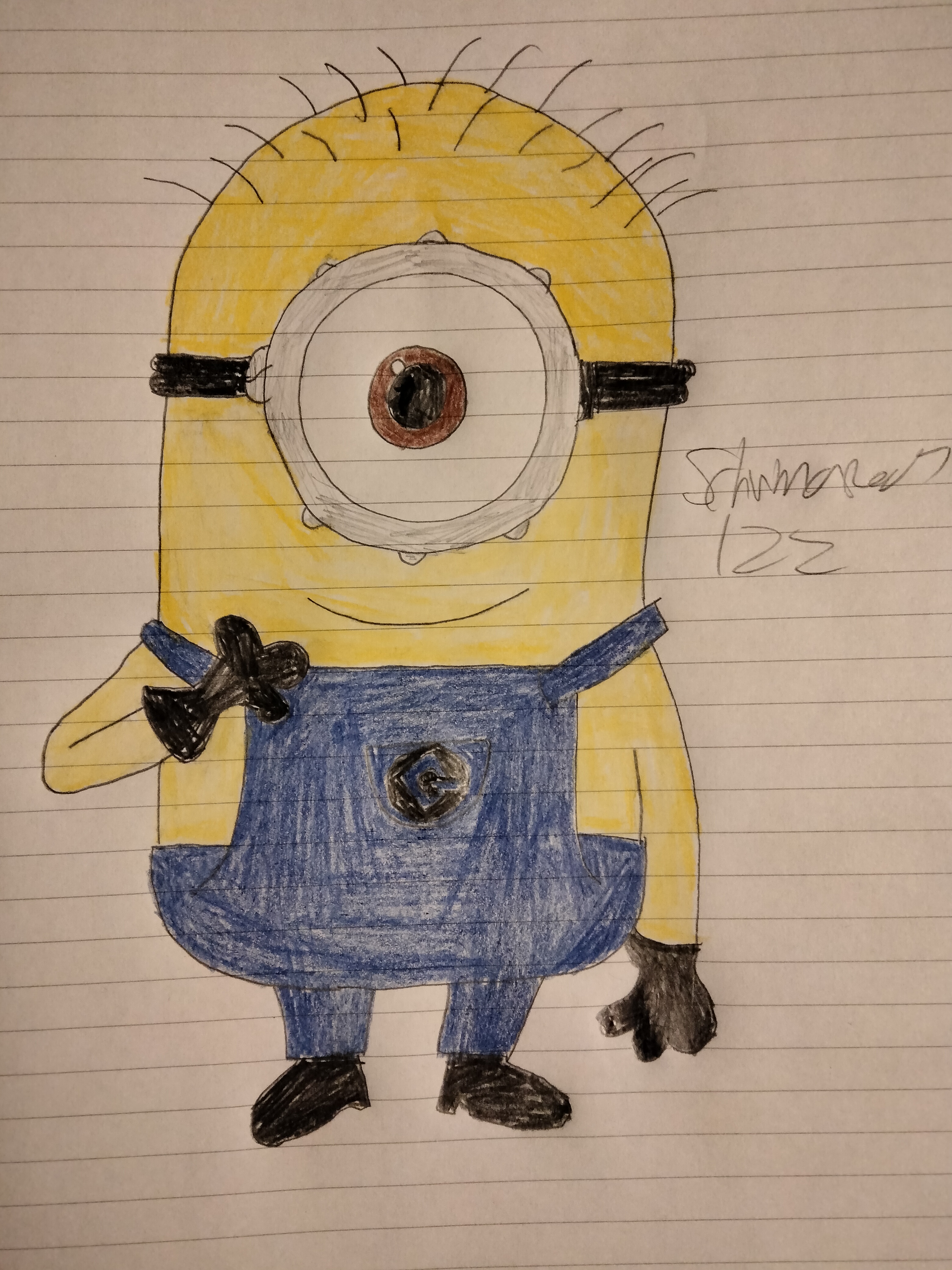 Minion Sketch by schumacher7 on DeviantArt Minion Sketch by schumacher7 on DeviantArt