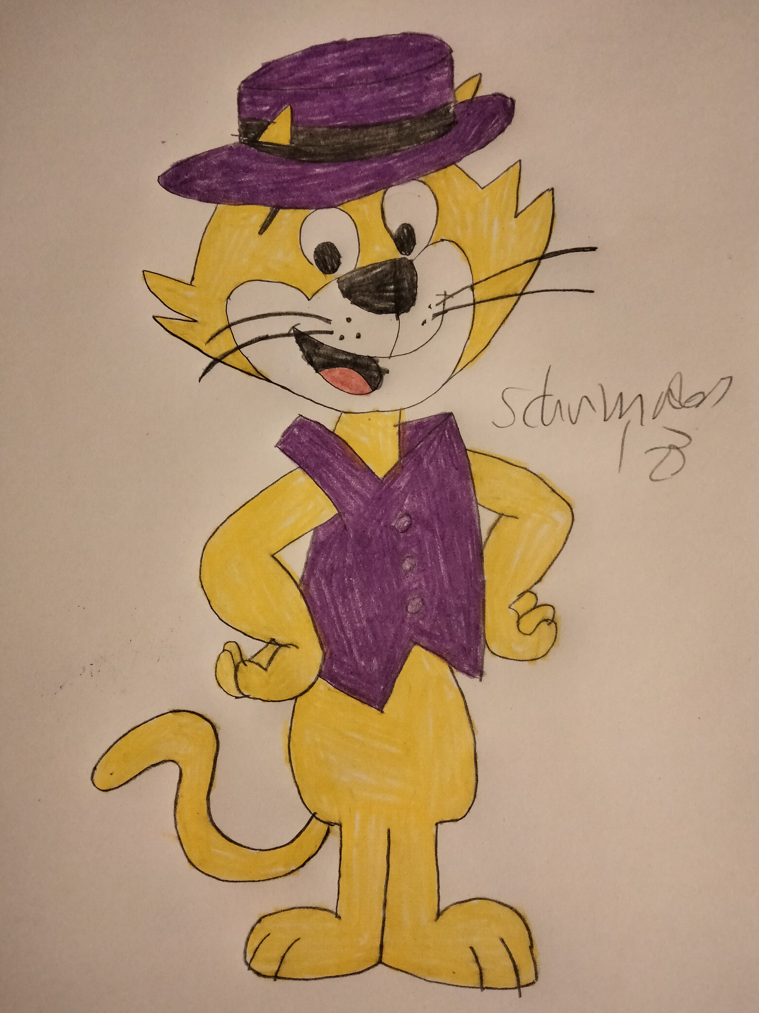 Top Cat Sketch By Schumacher7 On DeviantArt top-cat-sketch-by-schumacher7-on-deviantart