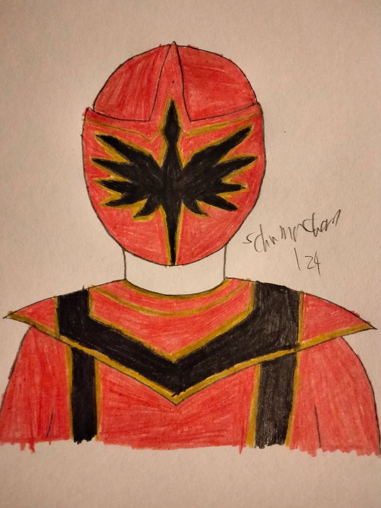 Red Mystic Ranger Sketch by schumacher7 on DeviantArt
