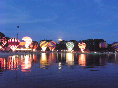 Balloons at Night