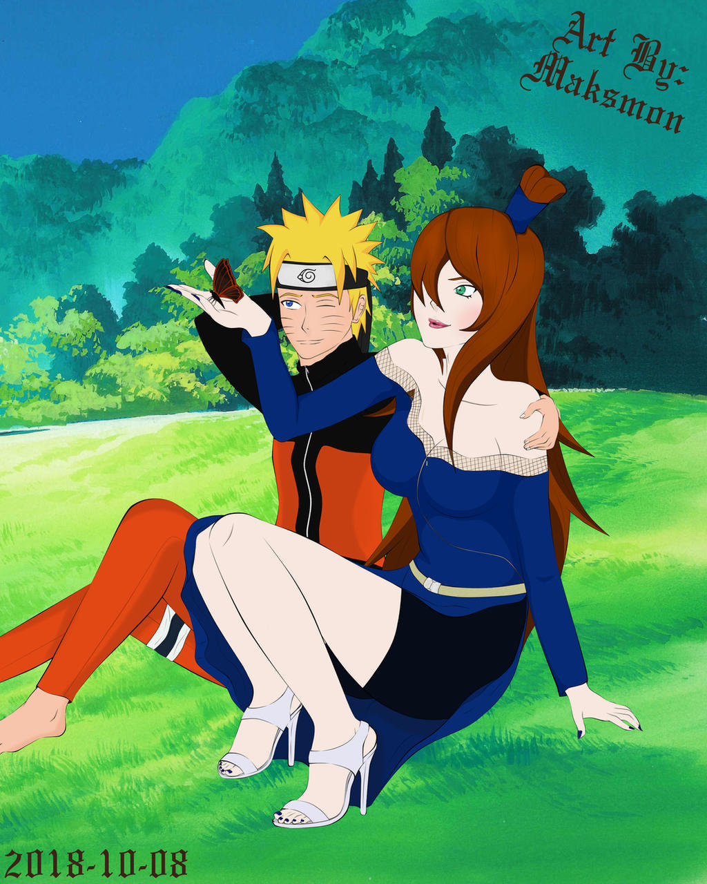 Narutoart 7 Mei Terumi By Maksmonero On Deviantart