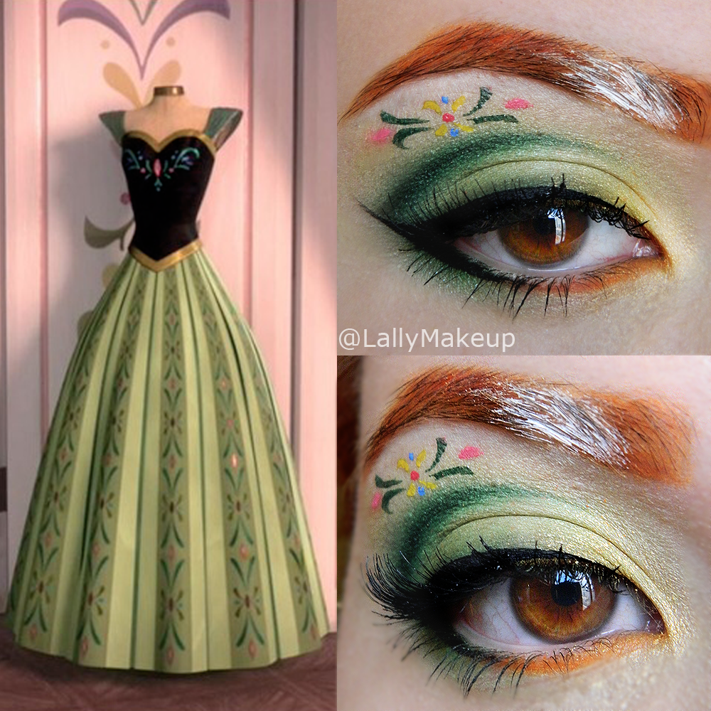 Anna Frozen Makeup