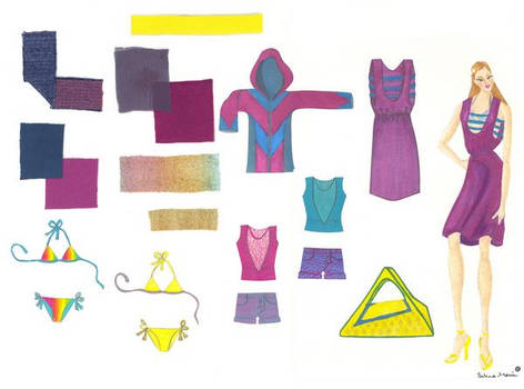 Fun Beachwear Design Board