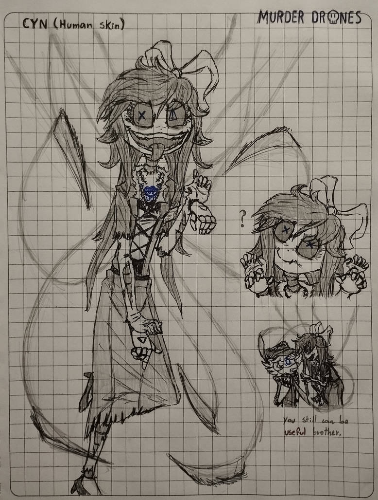 MD - Cyn (Human Skin) Fanart...in a notebook by MCD1ADeV on DeviantArt