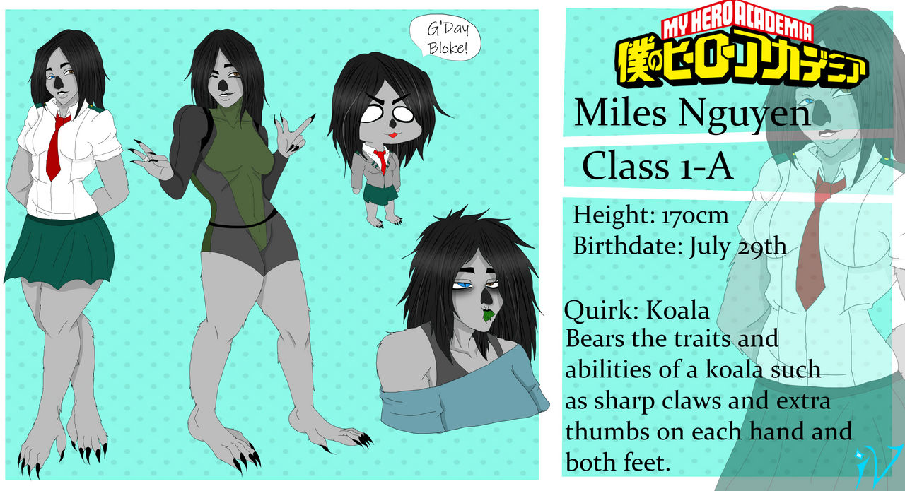 picture Mha Heights In Feet my hero academia oc miles nguyen by