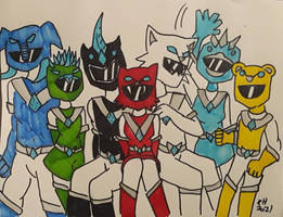 Hyogaki Sentai Frostranger: The whole gang's here!