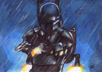 Jango Fett Sketch Card