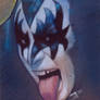 Gene Simmons sketch card