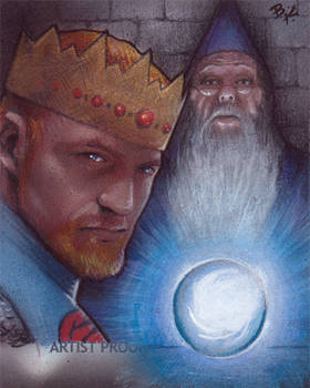 King Arthur and Merlin