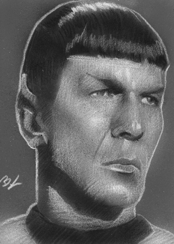 Spock black and white PSC