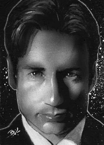 Mulder sketch card