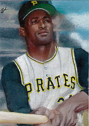 Roberto Clemente Sketch Card