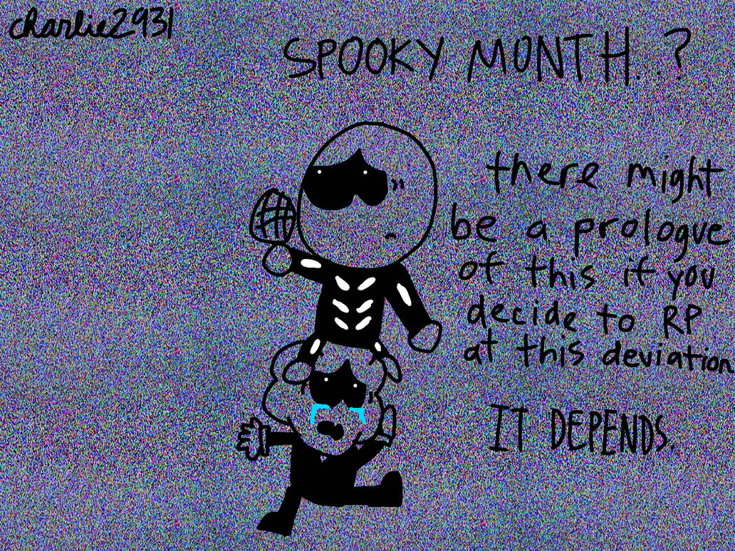 The end of spooky month - Drawception